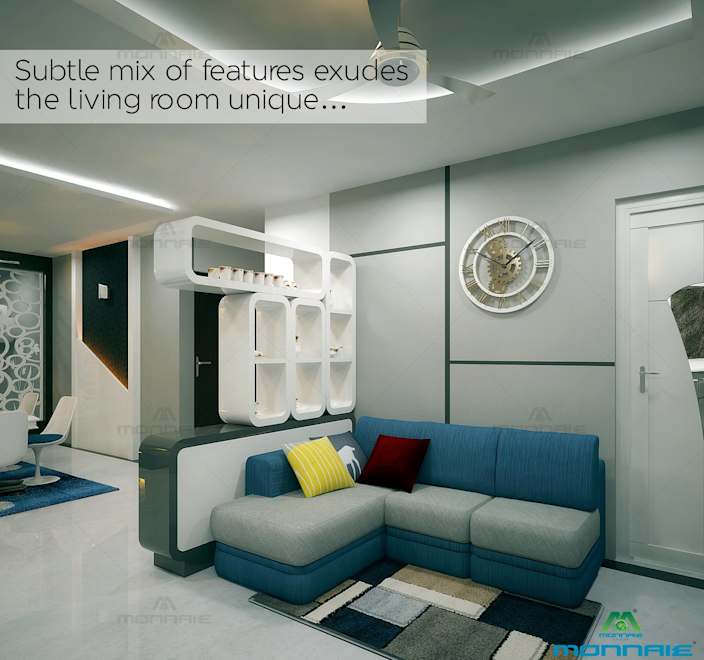 wall attached sofa design