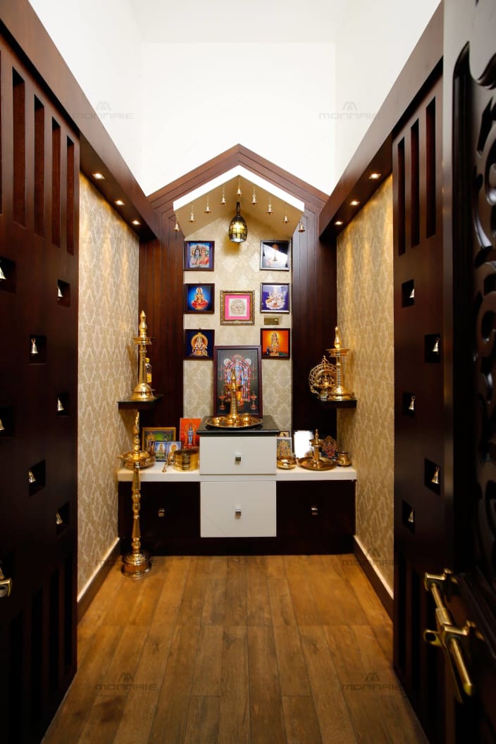 50 Modern Pooja Room  Design Furnished Decor Design 