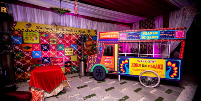 Vivid Punjabi Themed Truck Photo Booth by Gautam Khullar 