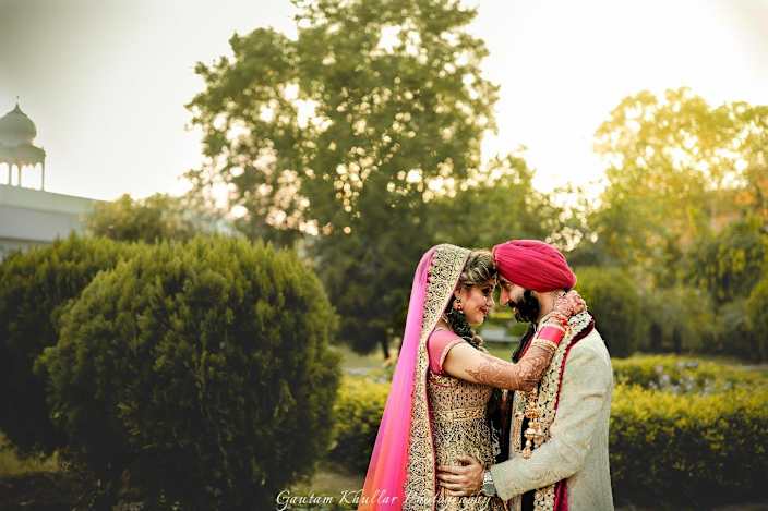 romantic wedding shoot of a punjabi couple by gautam khullar romantic wedding shoot of a punjabi