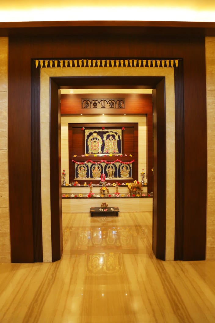 Hindu Prayer Room Design / Pin by Kavitha Nadar on kavinadar Indian