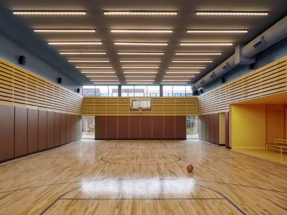 Harrison Urby Indoor Basketball Court - luxury apartments for rent in Harrison NJ