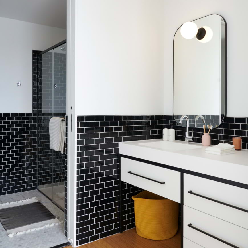 Harrison Urby Modern Bathroom with Large Vanity