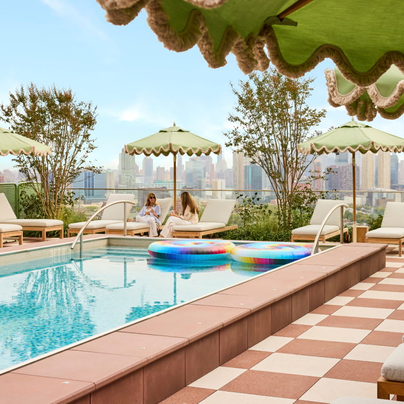 Journal Square Urby Pool and Courtyard