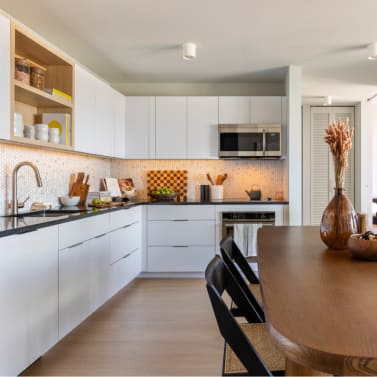 Modern luxury kitchen finishes Journal Square Urby