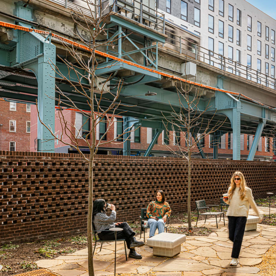 View Front Street Courtyard at Fishtown Urby - luxury Fishtown Philadelphia apartments for rent