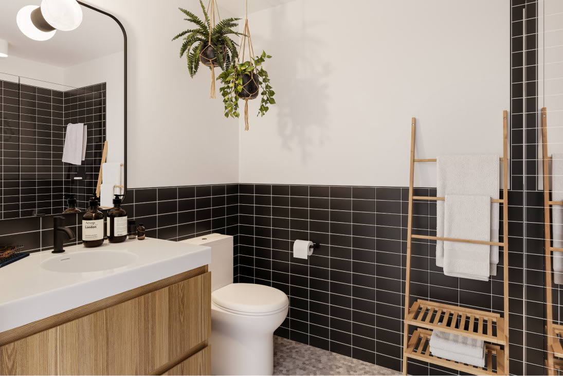 Navy Yard Urby Luxury DC Apartments - Bathroom