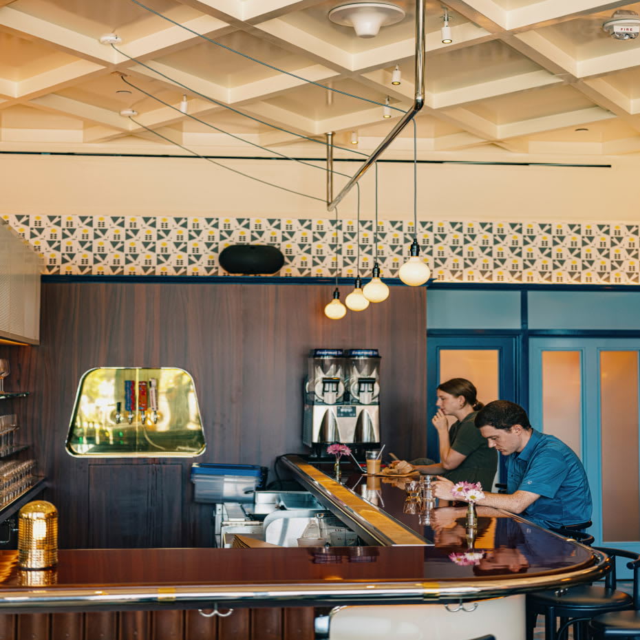 View the future cafe at Navy Yard Urby - luxury Navy Yard DC apartments for rent