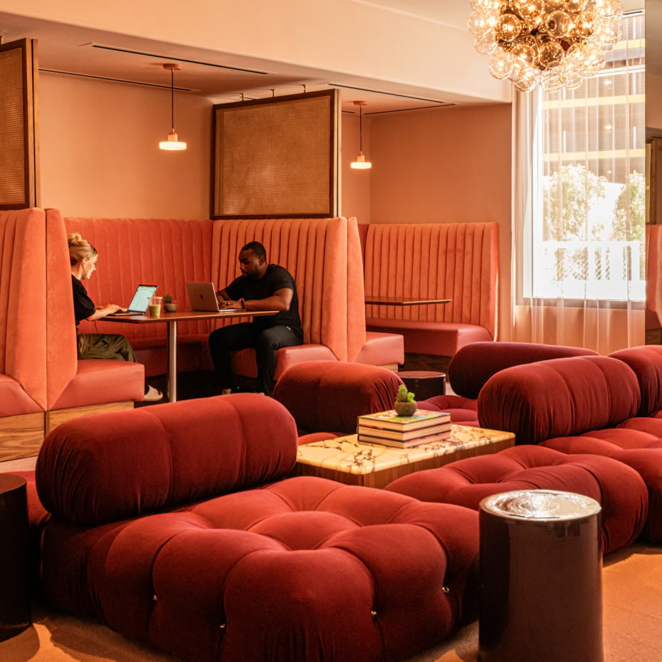 View of work from home spaces at Dallas Urby - Luxury apartment rentals in Dallas, TX