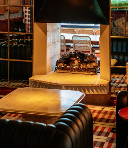 View of work from home salon in Meteor Cafe located at Dallas Urby - Luxury apartment rentals in Dallas, TX