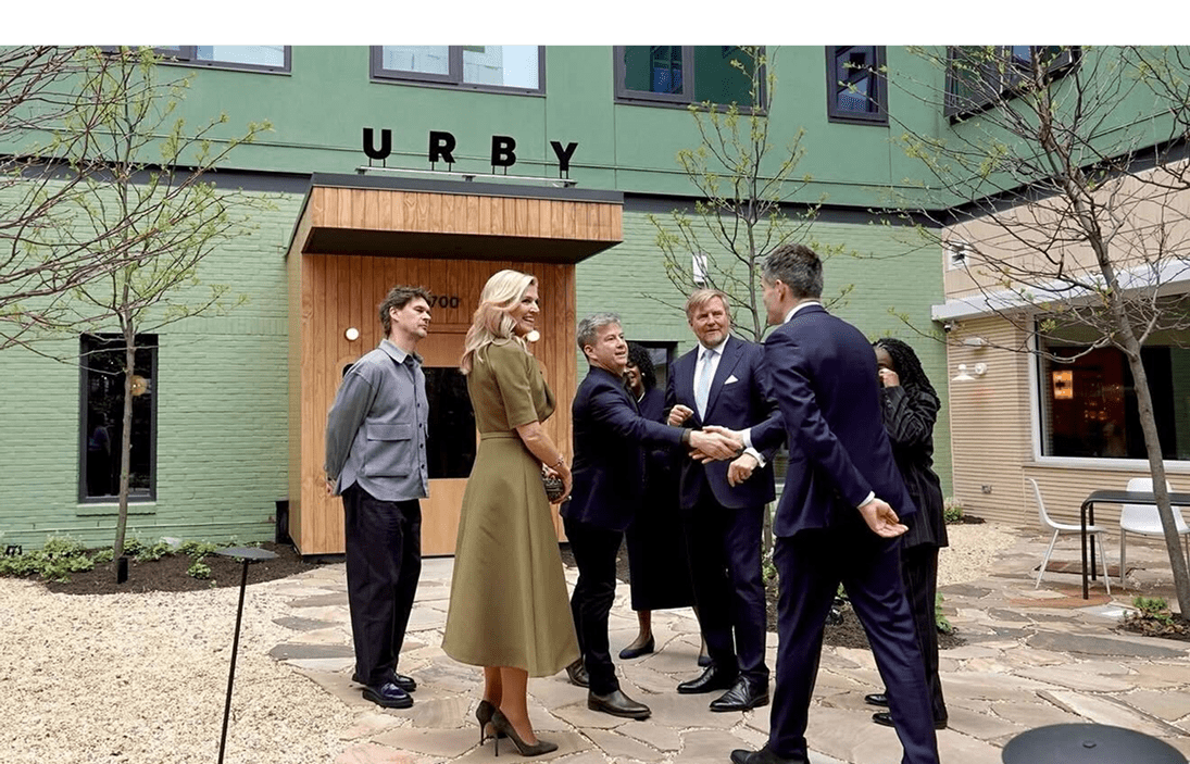 Fishtown Urby Courtyard Royal Visit