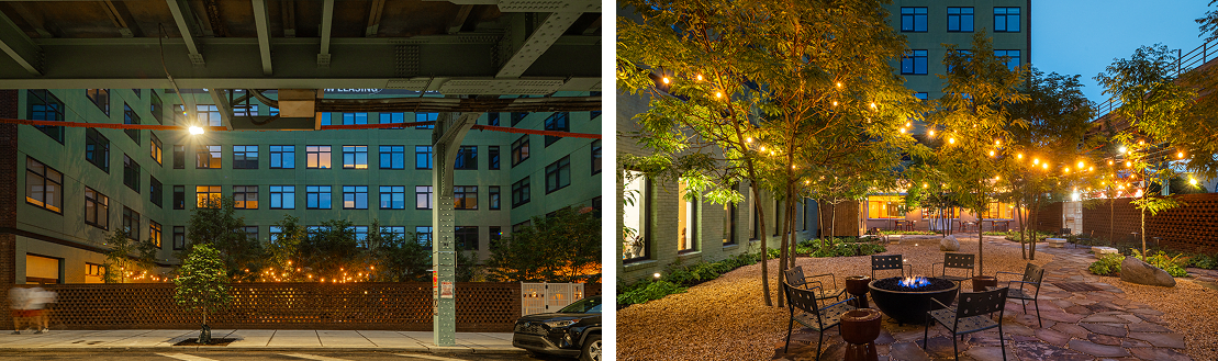 Fishtown Front St Courtyard.