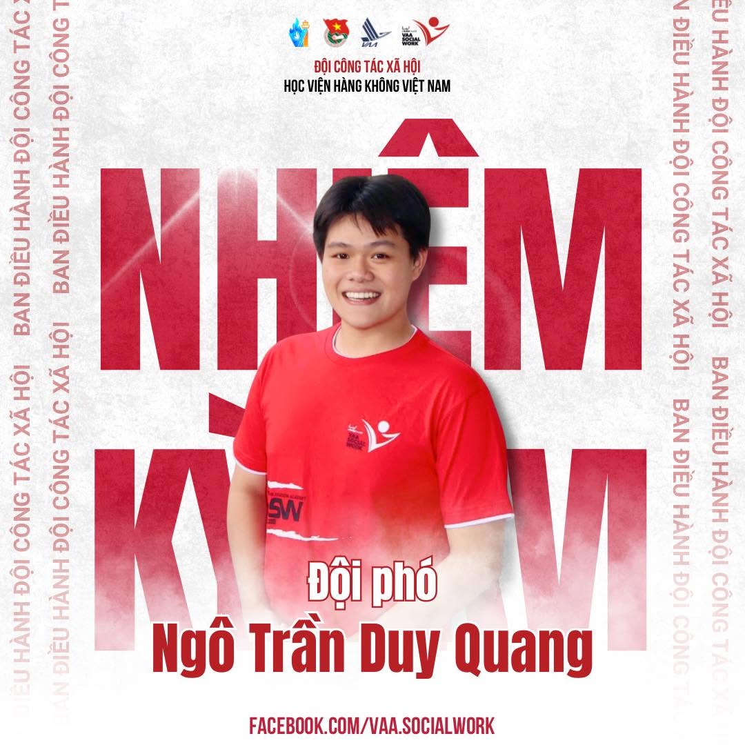 Đội phó - Ngô Trần Duy Quang.