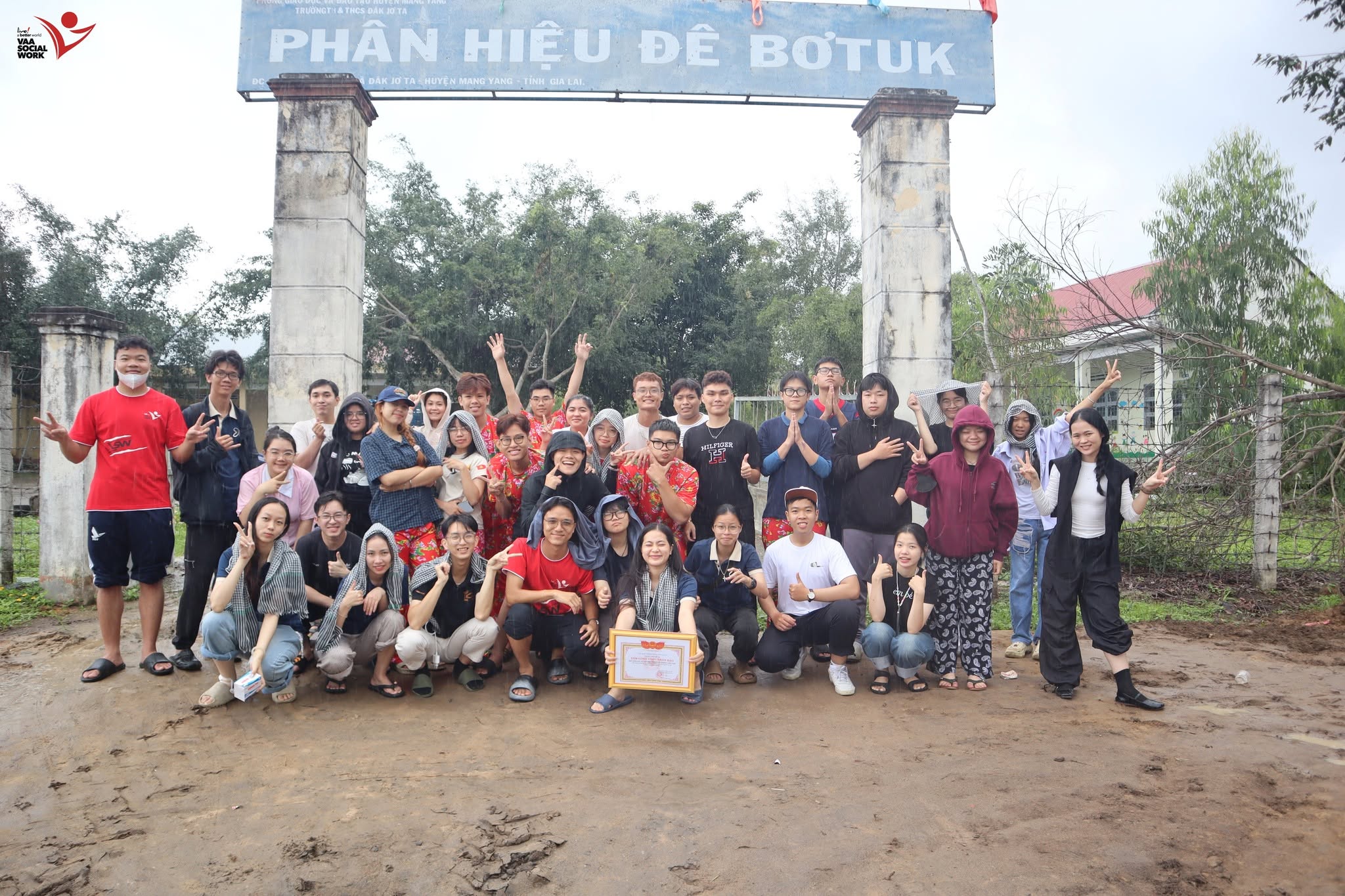 Trường Phân hiệu Làng Đê B’Tứk, xã Đăk Jơ Ta, huyện Mang Yang, tỉnh Gia Lai.