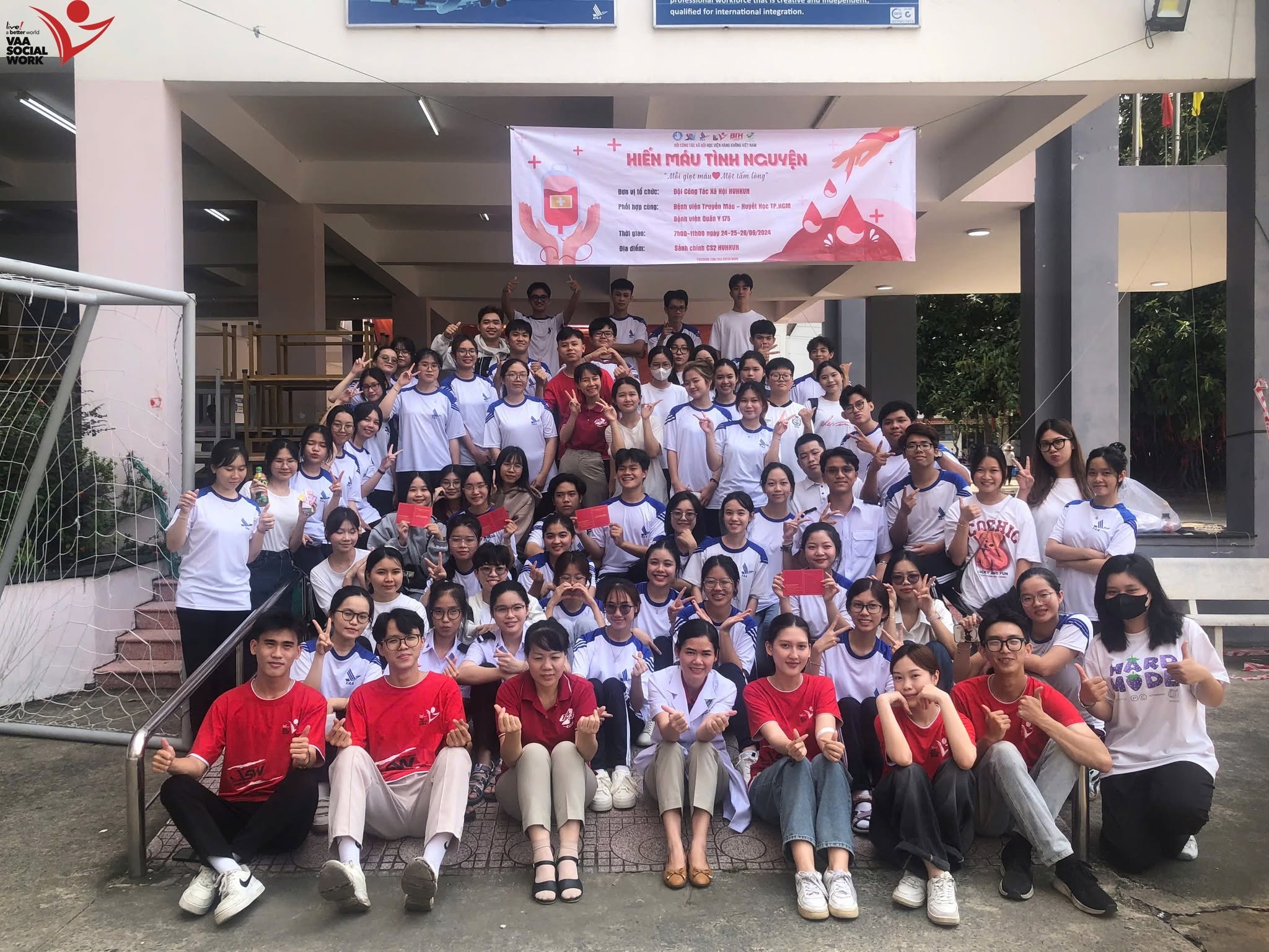 Hiến máu tình nguyện lần I 2024-2025