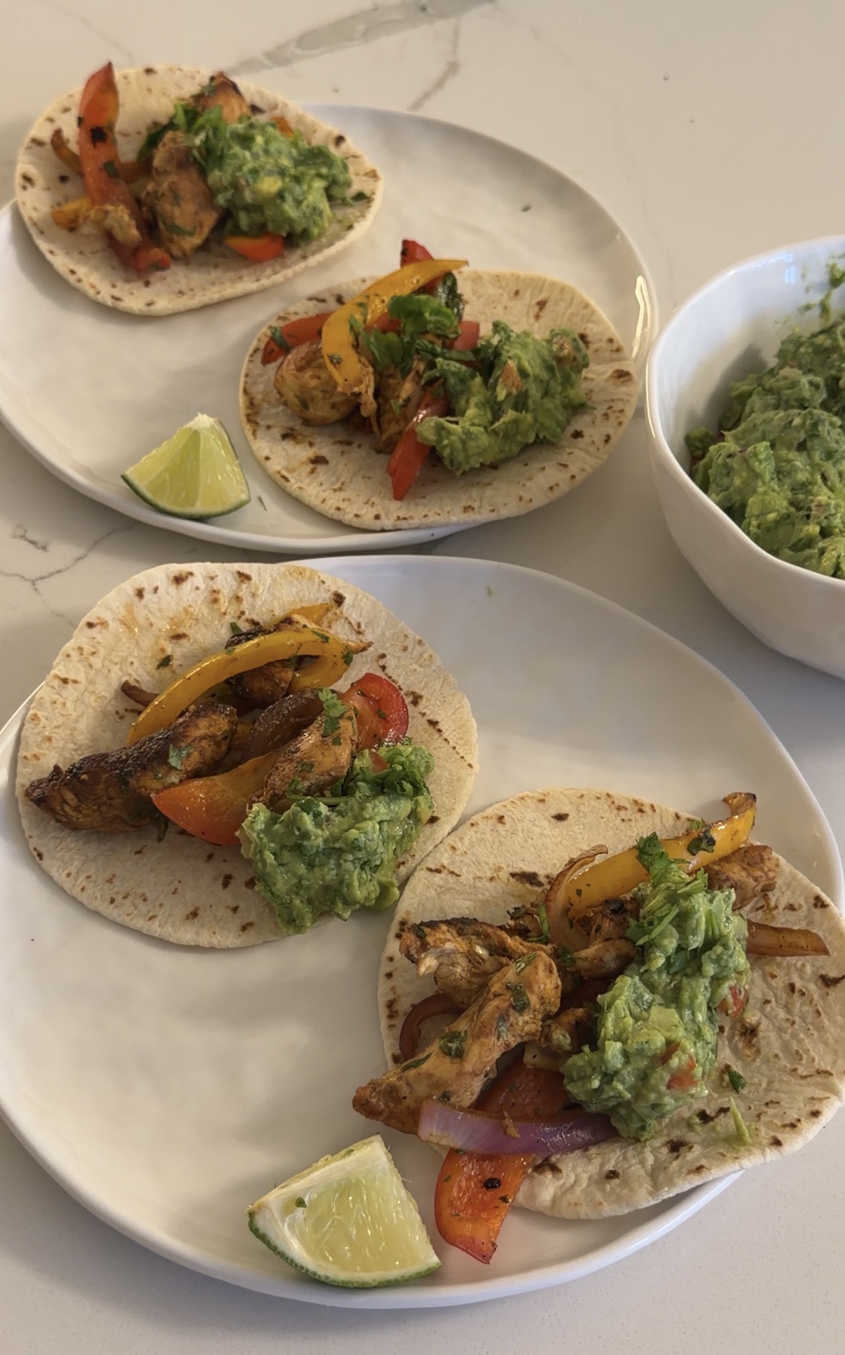 chicken fajitas