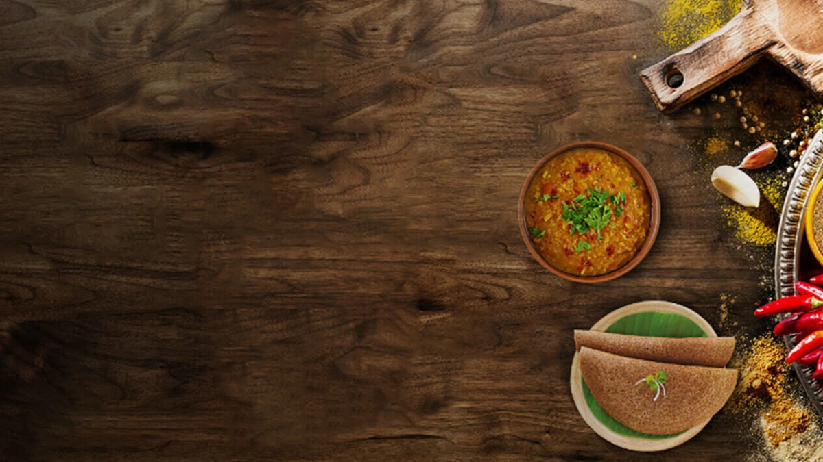 Assortment of pure unpolished Indian pulses and whole spices