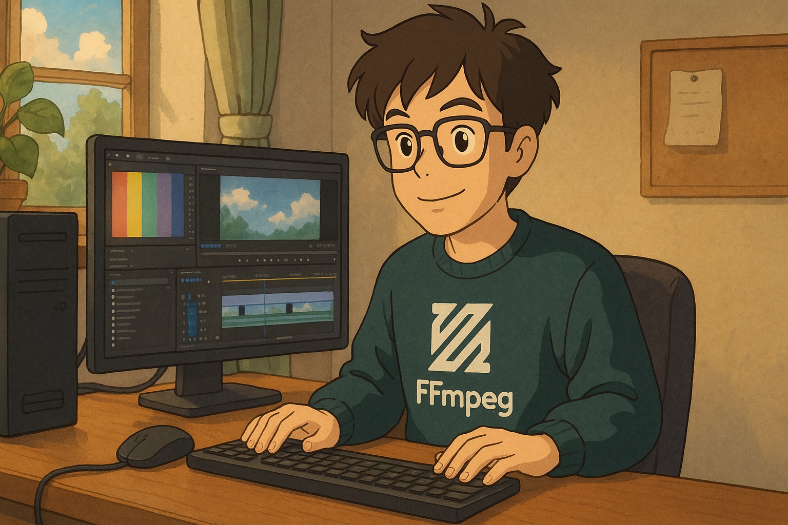 Edit videos with FFmpeg