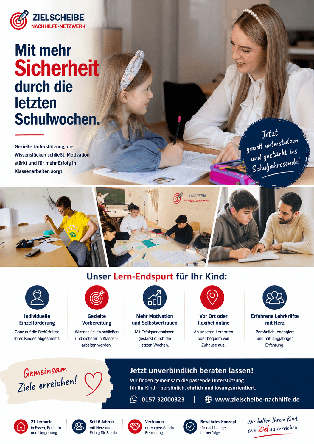 Noch kannst du deine Schulnoten verbessern!