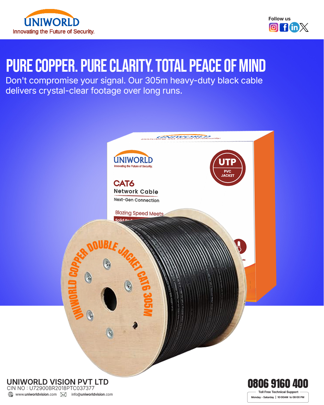 CAT6 Copper Cable