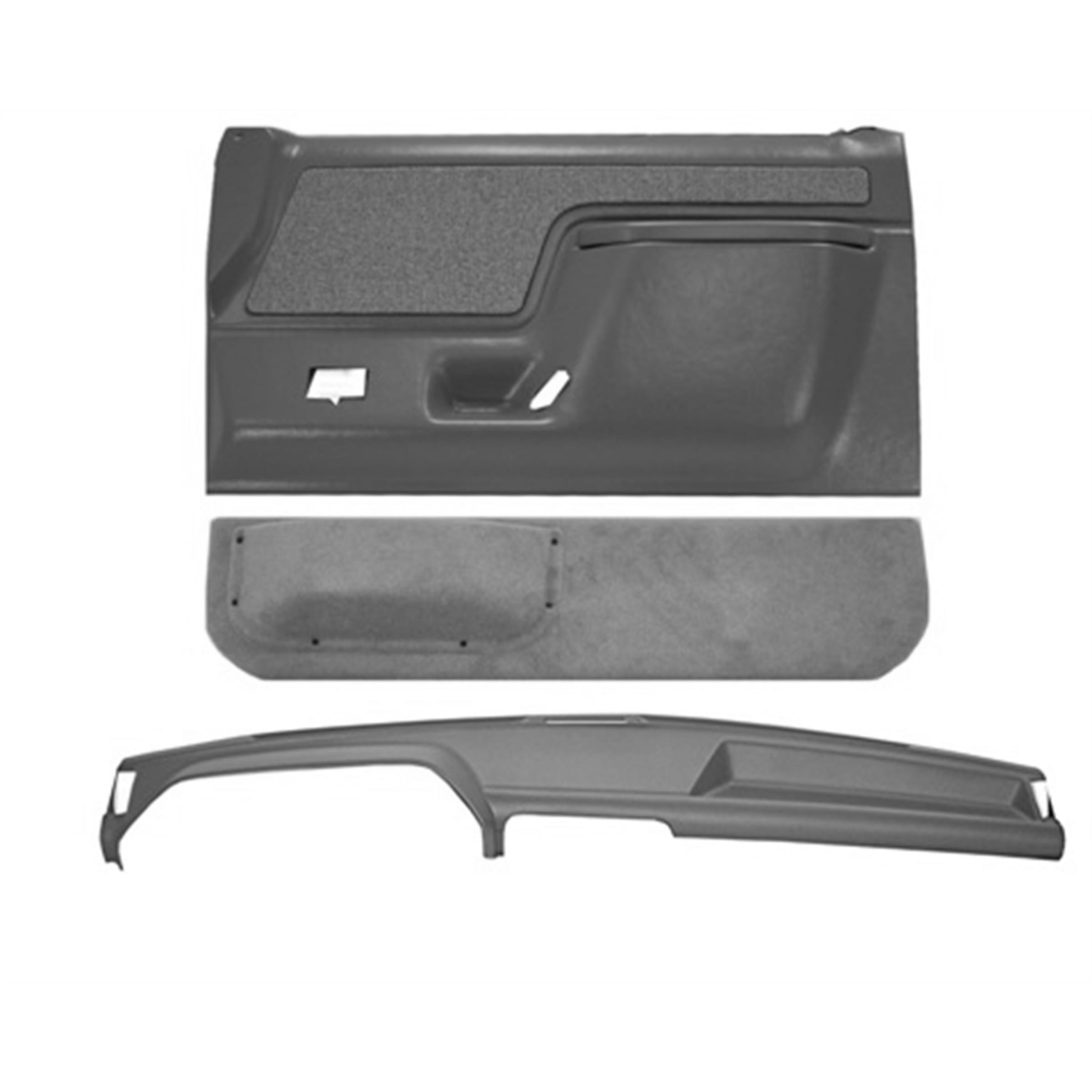 Coverlay 12 113cf Ntl Interior Restoration Kit Neutral Abs Plastic Dash Cap Door Panel Kick Panel Direct Fit Kit