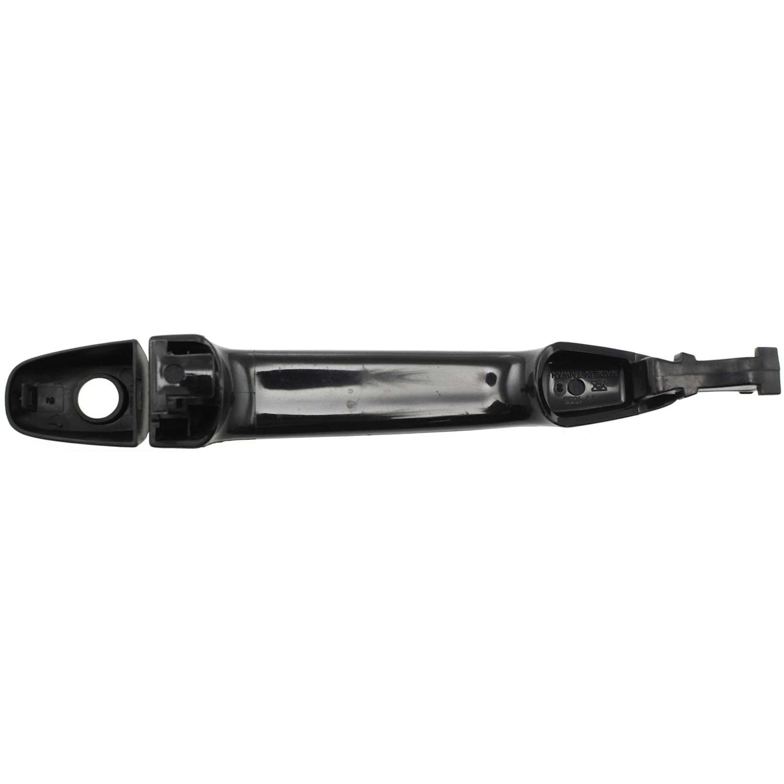 Evan-Fischer Exterior Door Handle For 2007-2011 Toyota Camry & 2005-2012 Tacoma - Front Passenger Side, Smooth Black