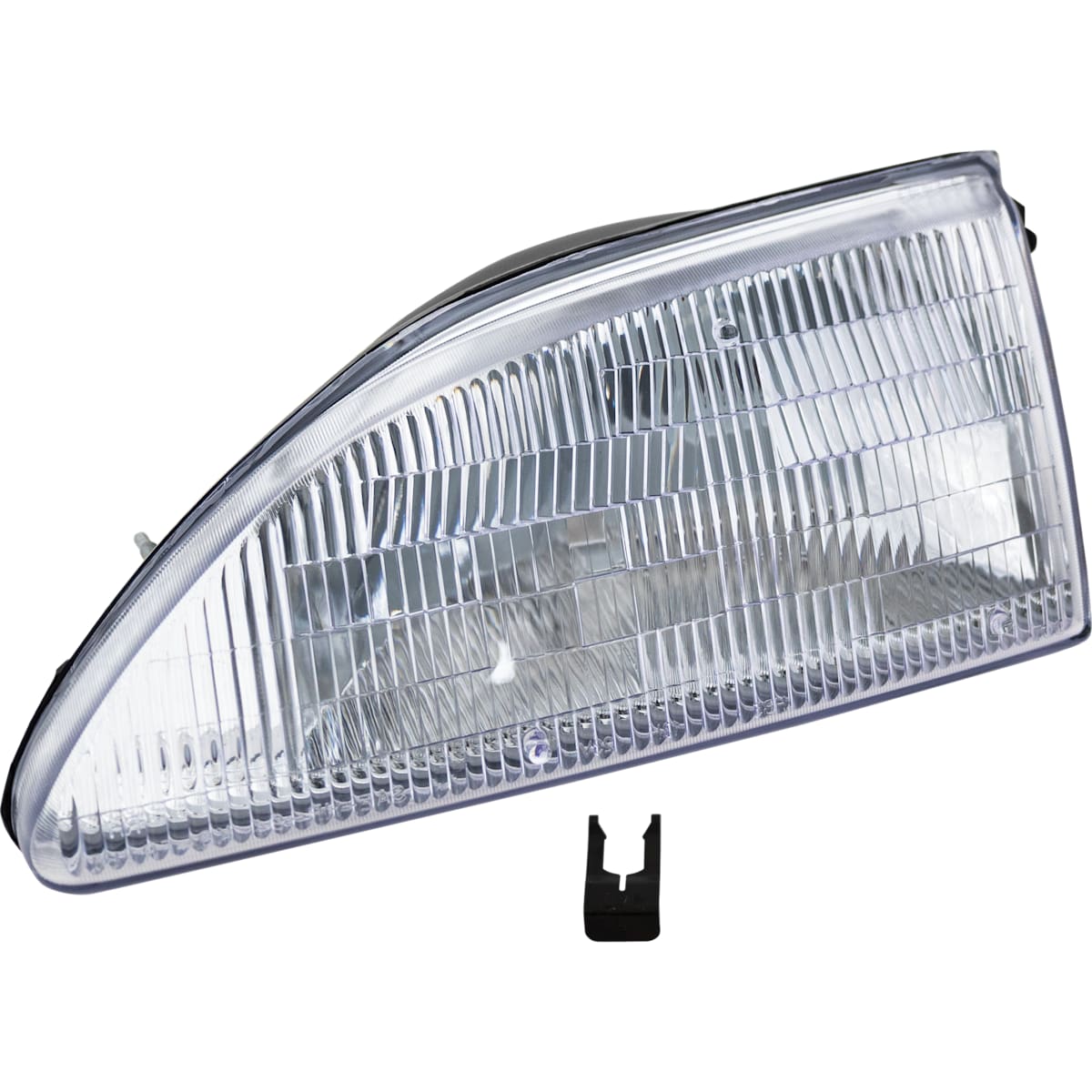 Replacement Driver Side Headlight, With bulb(s), Halogen, Clear Lens, Except Cobra Model