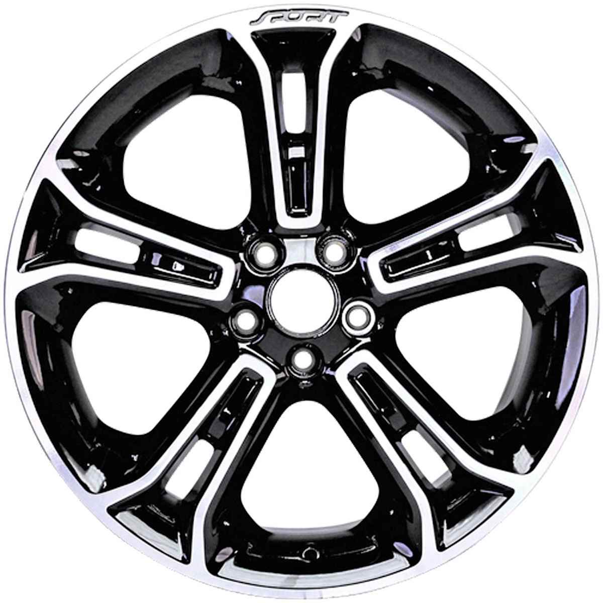 AutoWheels® ALY03949U45N Painted Black Finish Wheel - 20 in. X 9 in.