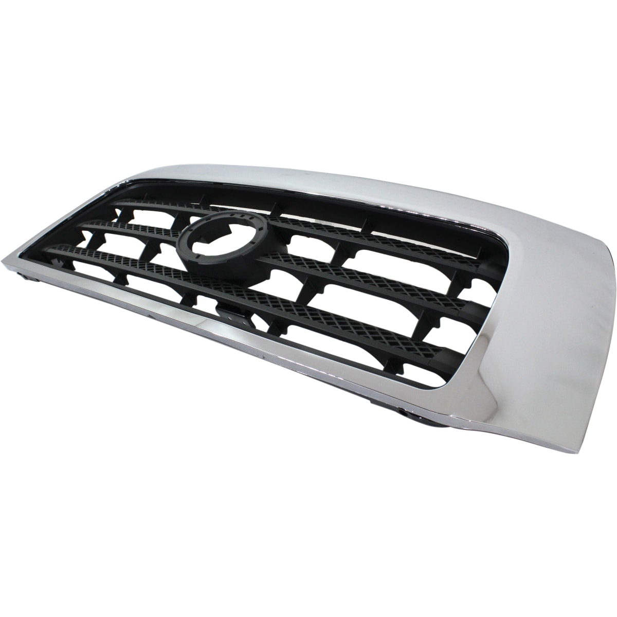 2007 Toyota Tundra Grille Assembly, Chrome Shell with Painted Black