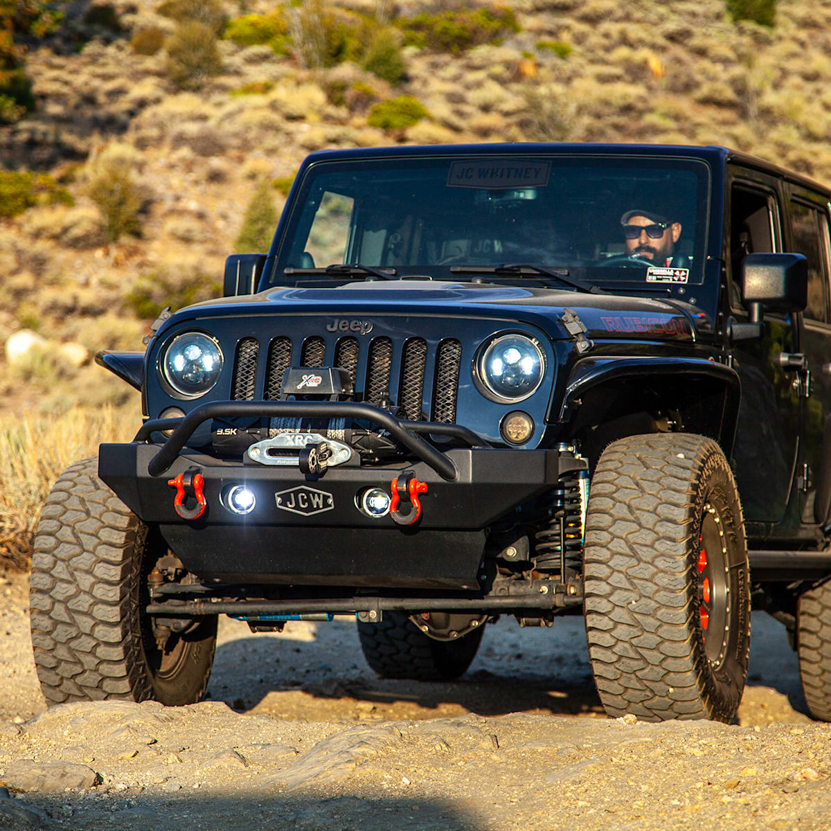JC Whitney® Front Black Powdercoated Skid Plate For JEEP JK/JL/JT JJ05010001 JC Whitney® Front Black Powdercoated Skid Plate For JEEP JK/JL/JT JJ05010001