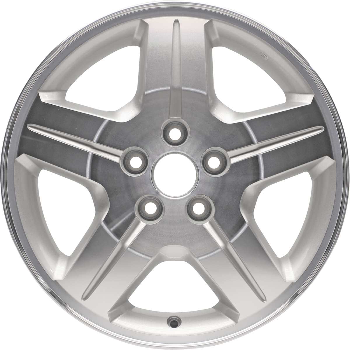 AutoWheels® ALY02287U10N Jante Wheel, Aluminum, Silver, 17 in. x 6.5 in., Sold Individually