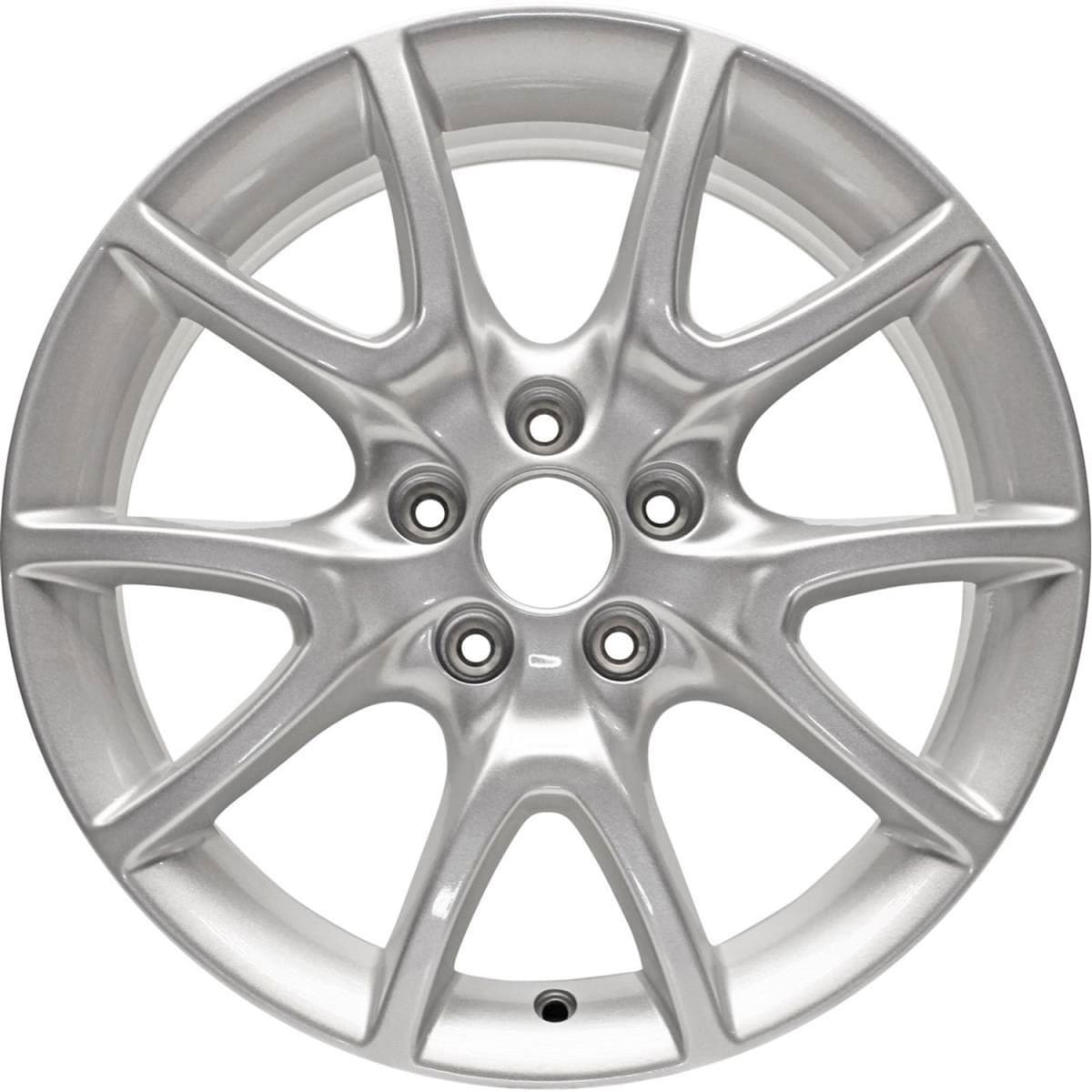 AutoWheels® ALY02445U20N Jante Wheel, Aluminum, Silver, 17 in. x 7.5 in., Sold Individually