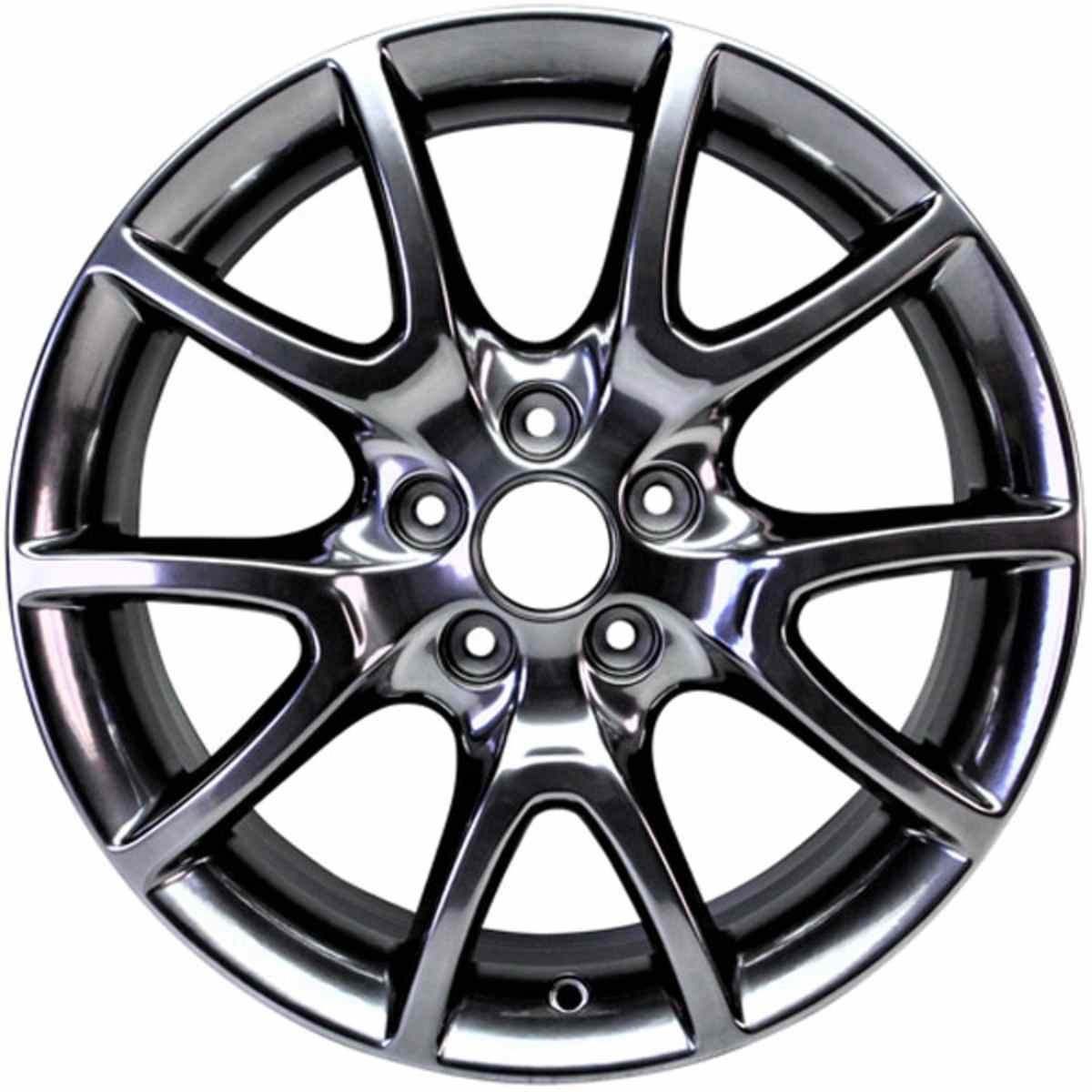 AutoWheels® ALY02445U79N Black Finish Wheel - 17 in. X 7.5 in.