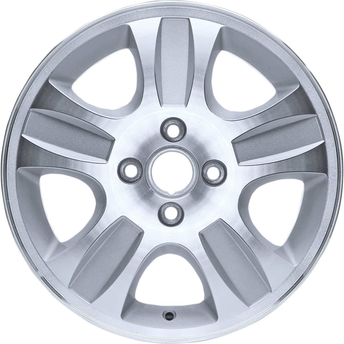 AutoWheels® ALY03577U10N Jante Wheel, Aluminum, Silver, 16 in. x 6 in., Sold Individually