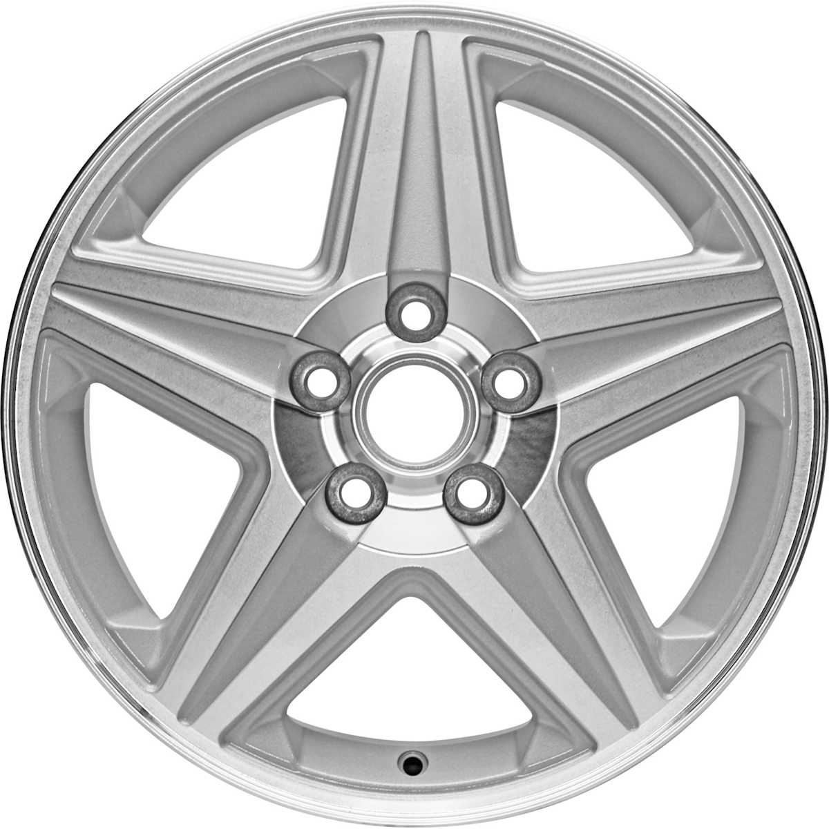 AutoWheels® ALY05187U20N Jante Wheel, Aluminum, Silver, 17 in. x 6.5 in., Sold Individually