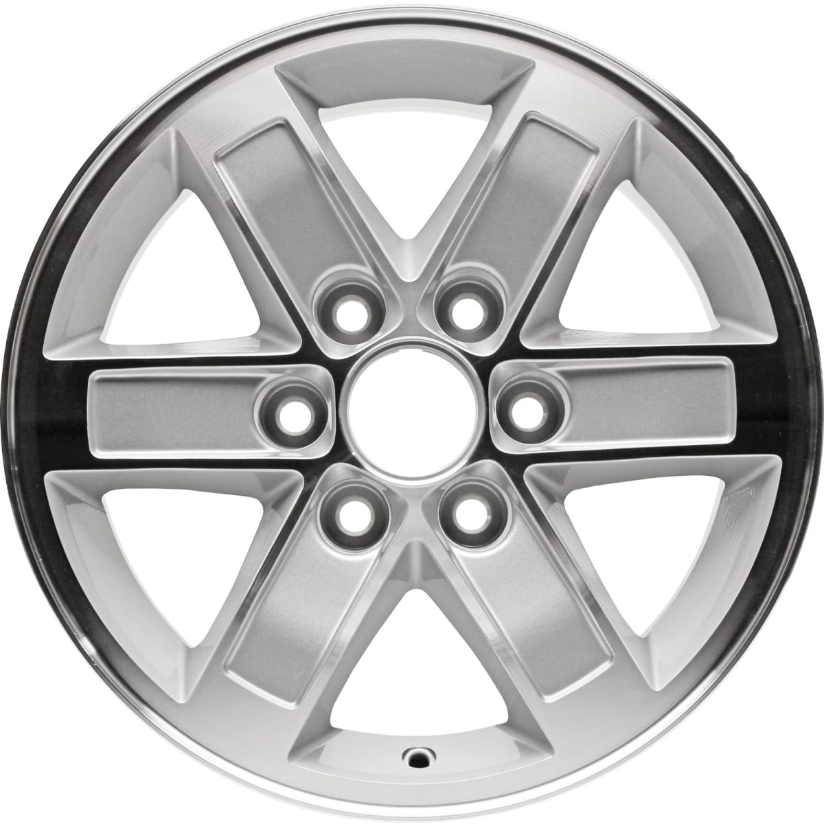 2008 GMC Sierra 1500 Jante Wheel, Aluminum, Silver, 17 in. x 7.5 in