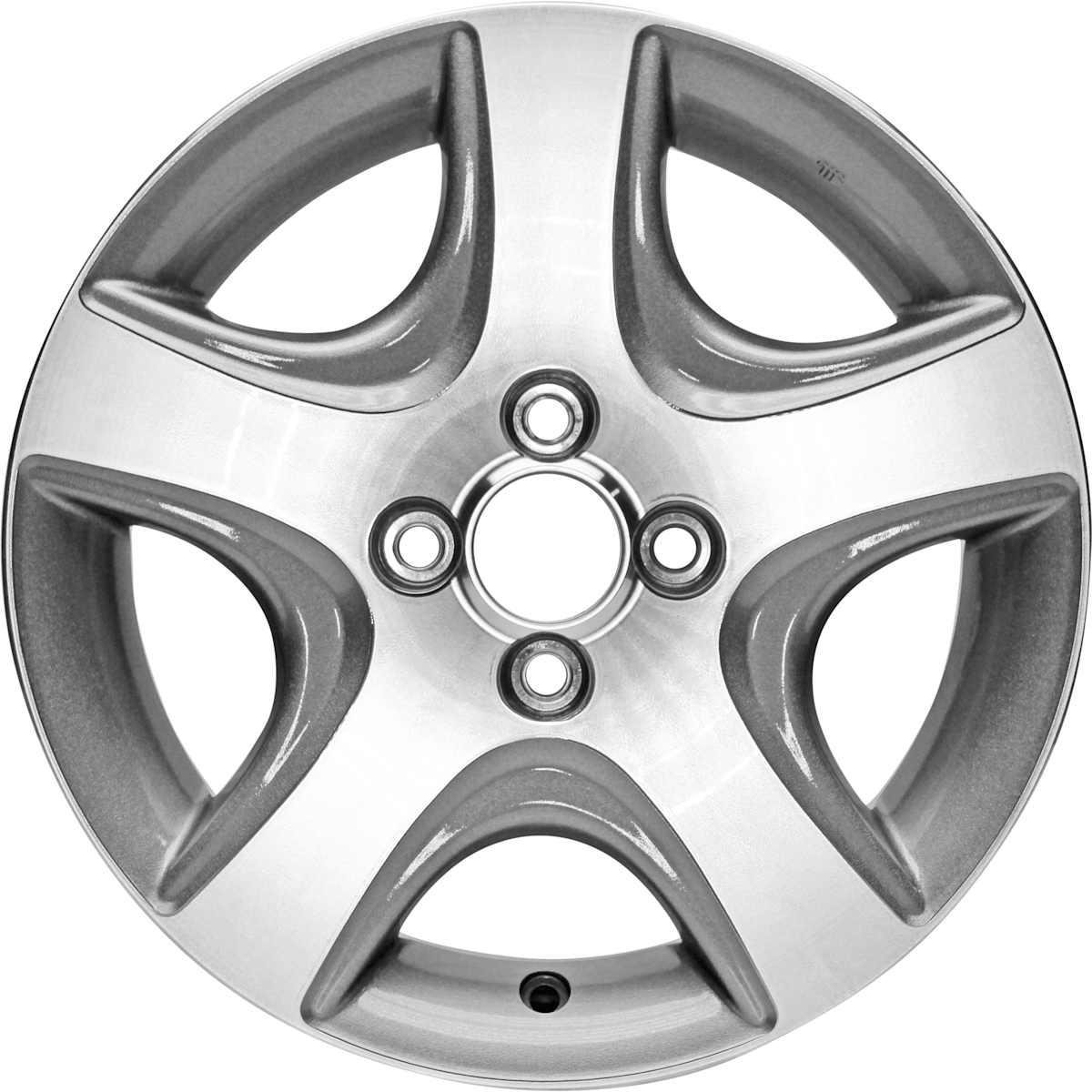 AutoWheels® ALY63868U35N Jante Wheel, Aluminum, Silver, 15 in. x 6 in., Sold Individually