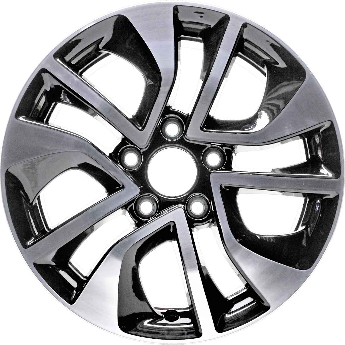 AutoWheels® ALY64054U45N Jante Wheel, Aluminum, Black, 16 in. x 6.5 in., Sold Individually