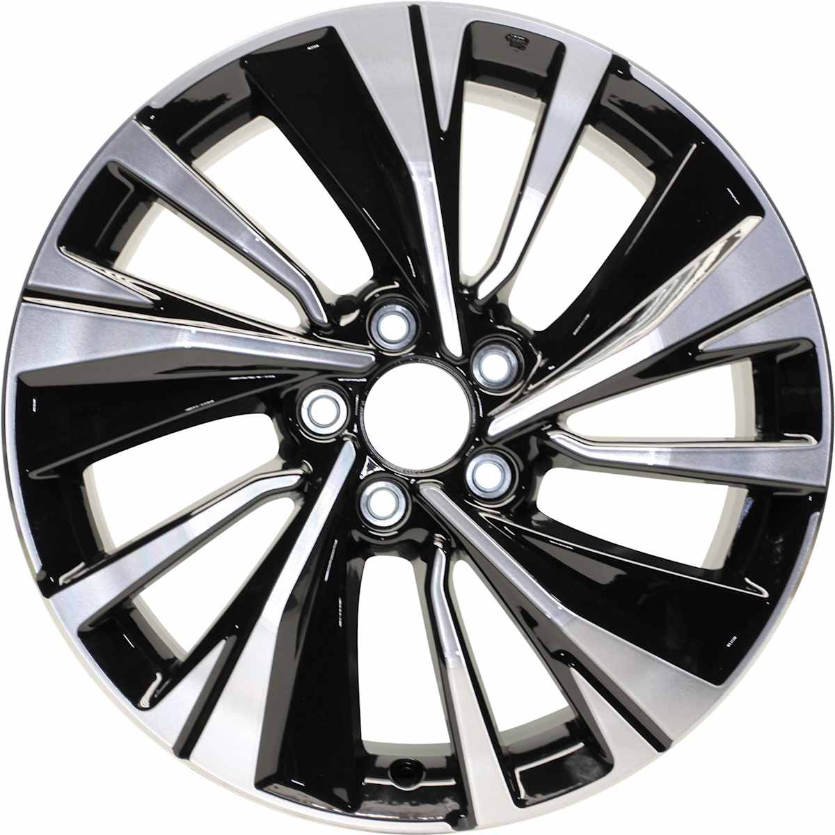 AutoWheels® ALY64081U45N Jante Wheel, Aluminum, Black, 18 in. x 8 in., Sold Individually