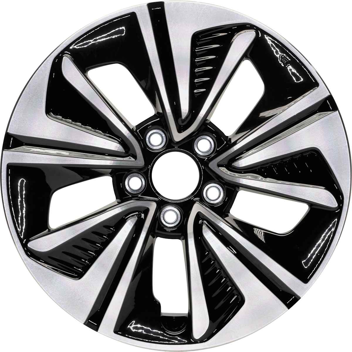 AutoWheels® ALY64098U45N Jante Wheel, Aluminum, Black, 17 in. x 7 in., Sold Individually