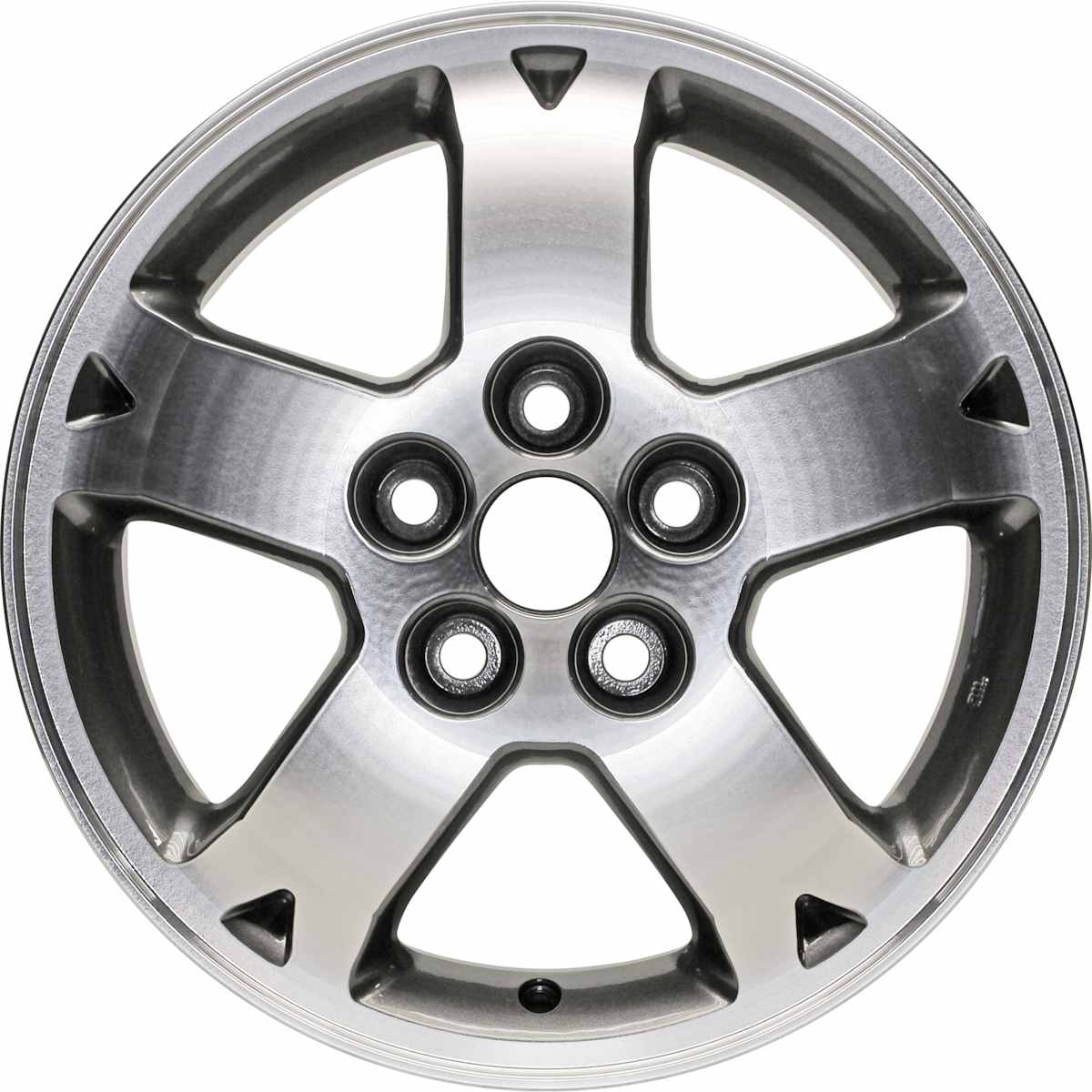 AutoWheels® ALY65782U30N Jante Wheel, Aluminum, Silver, 16 in. x 6 in., Sold Individually
