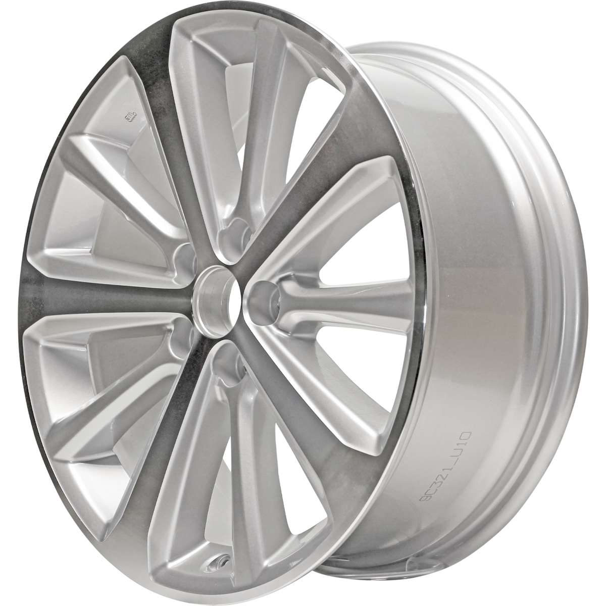 AutoWheels® ALY69548U10N Jante Wheel, Aluminum, Silver, 19 in. x 7.5 in., Sold Individually