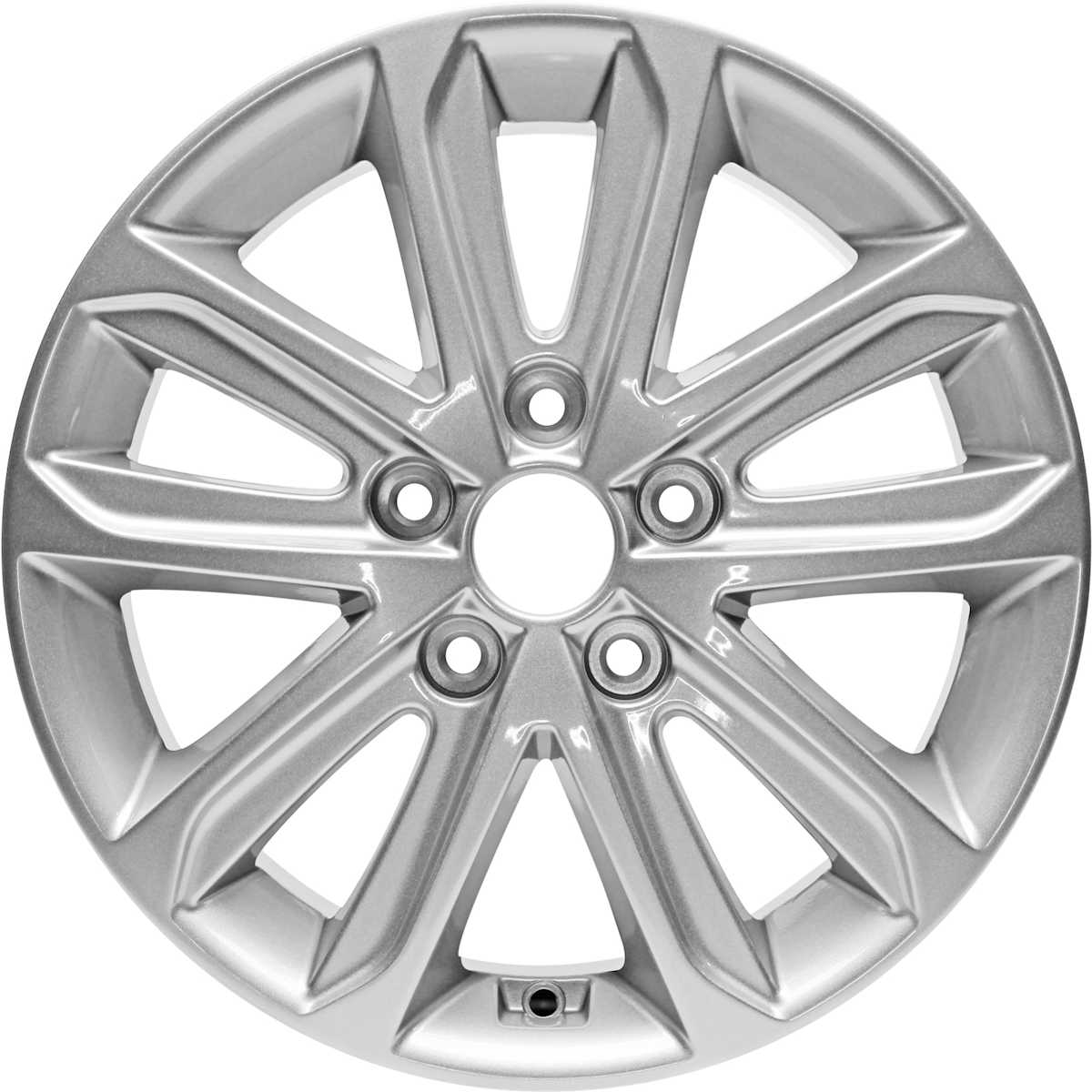 AutoWheels® ALY70859U20N Jante Wheel, Aluminum, Silver, 16 in. x 6.5 in., Sold Individually