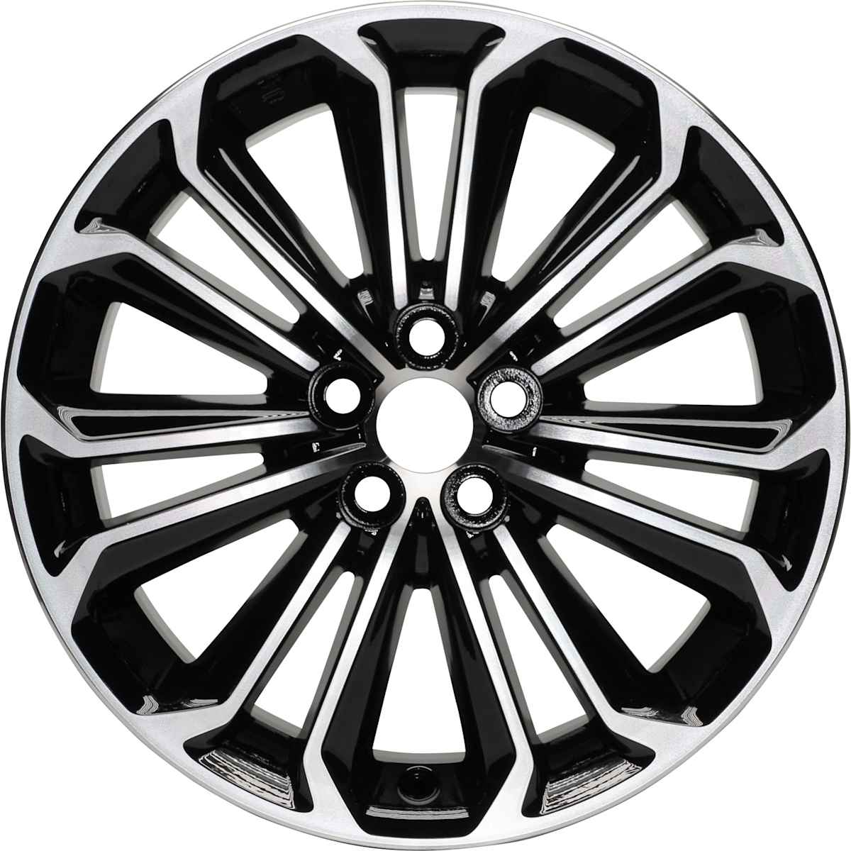 AutoWheels® ALY75152U45N Jante Wheel, Aluminum, Black, 17 in. x 7 in., Sold Individually