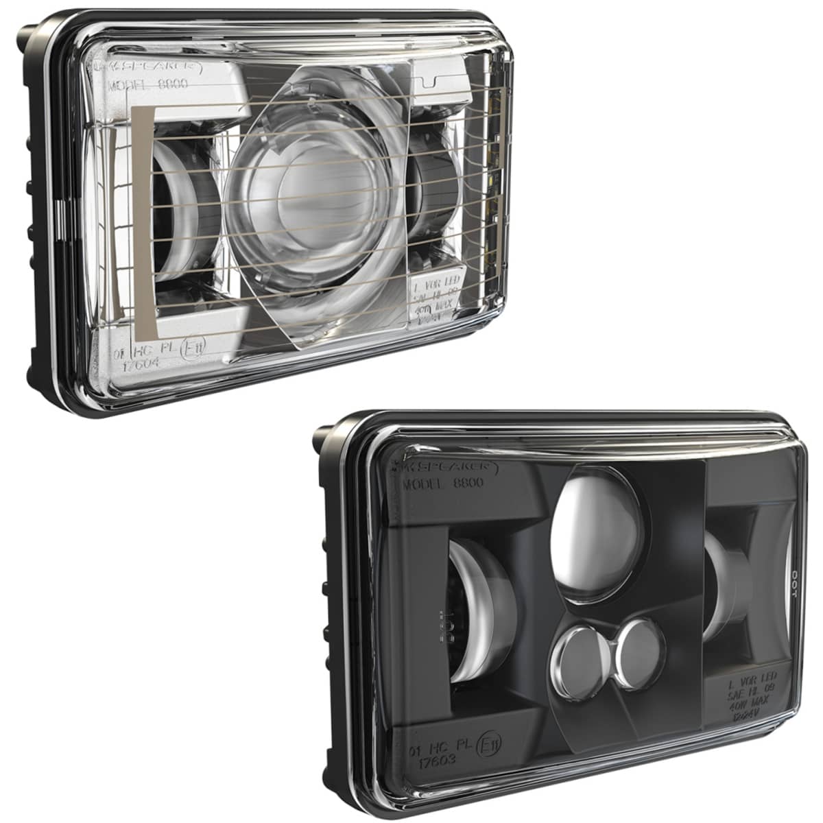 JW Speaker® 0551371 Driver and Passenger Side LED Headlight With bulb(s)