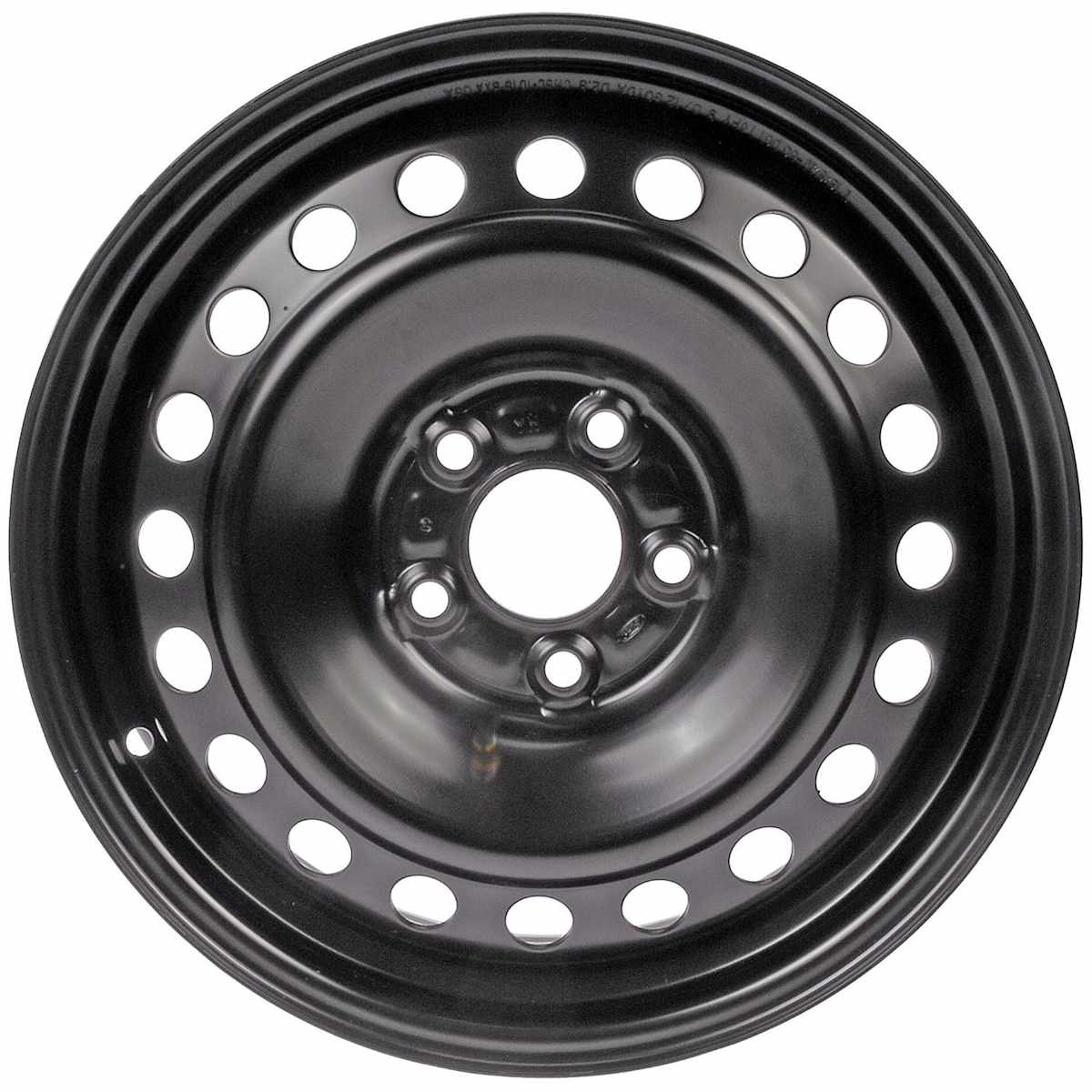 AutoWheels® STL03876U45N Wheel, Steel, Black, 16 in. x 6.5 in., Sold Individually