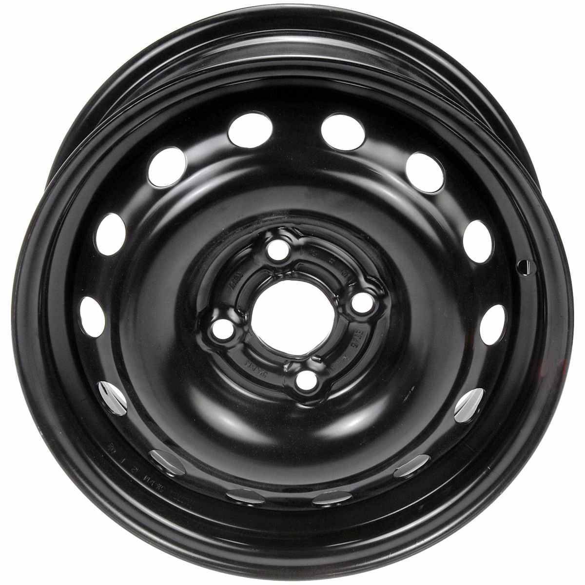 AutoWheels® STL06586U45N Wheel, Steel, Black, 14 in. x 5.5 in., Sold Individually
