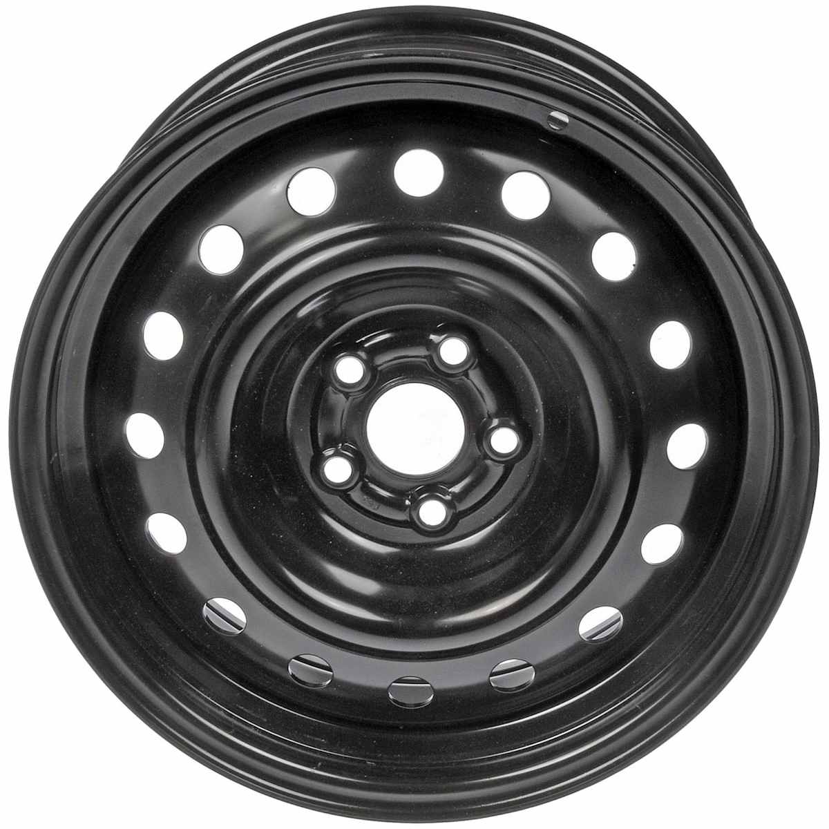AutoWheels® STL69543U45N Wheel, Steel, Black, 16 in. x 6.5 in., Sold Individually