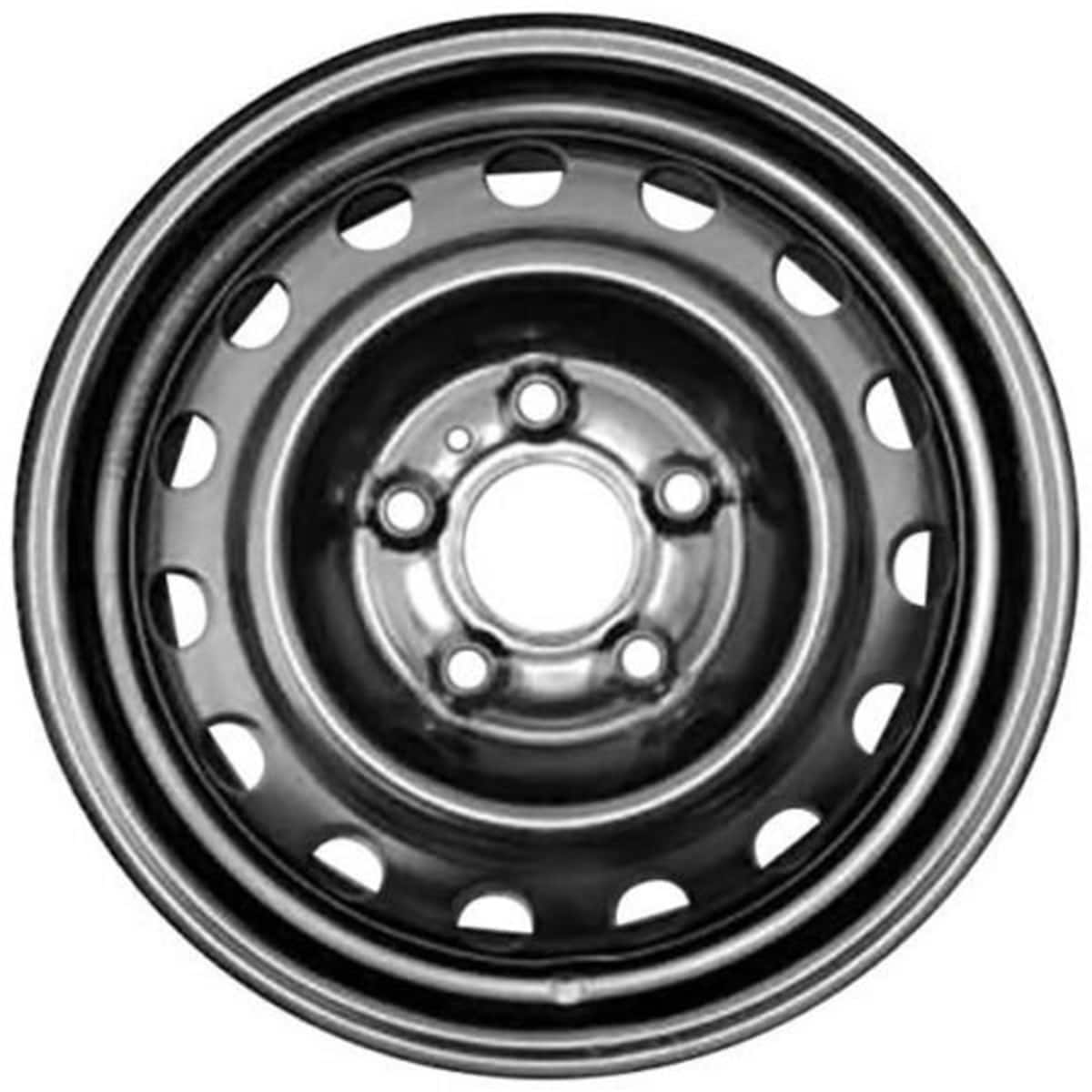 AutoWheels® STL70805U45N Wheel, Steel, Black, 15 in. x 6 in., Sold Individually
