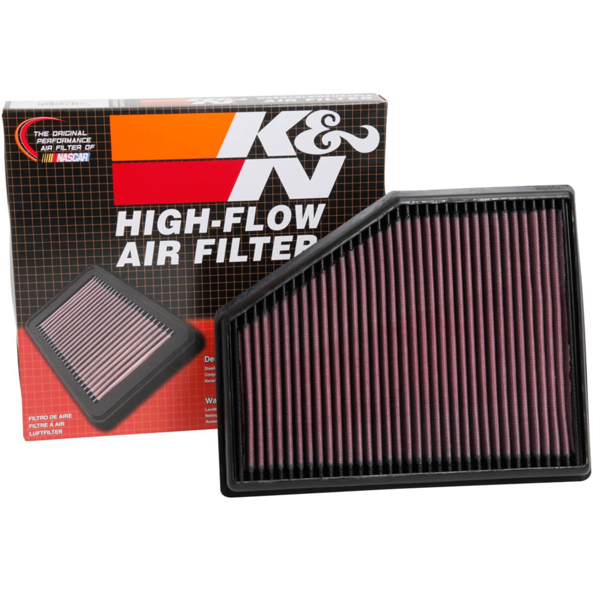 K&N® Engine Air Filter - High Performance, Premium, Washable, Replacement Filter - 33-3079